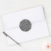 催眠スパイラルマインドベンダーステッカー ラウンドシール