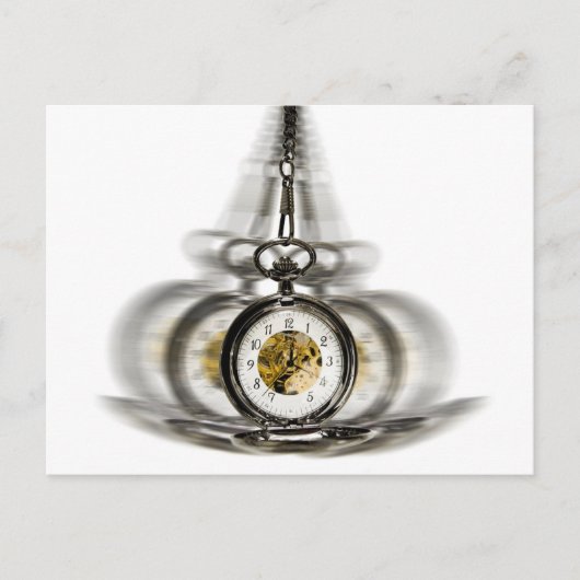 催眠スピニング時計 ポストカード (正面)