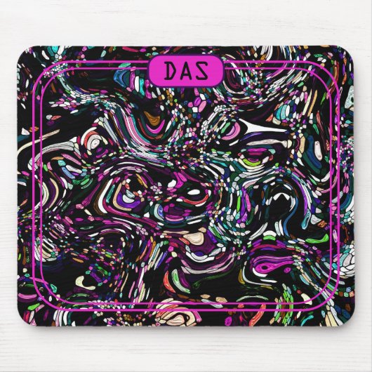 催眠スワールエネルギーパープル マウスパッド (正面)