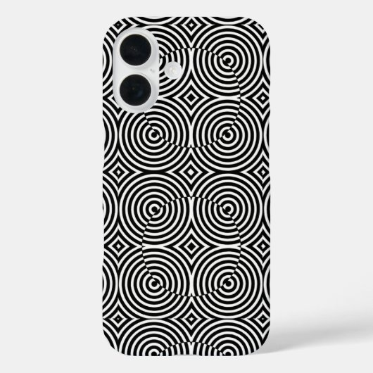 催眠スワールケース – メイトiPhone 16ケース Case-Mate iPhoneケース (裏面)