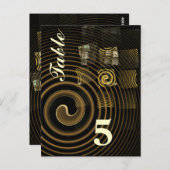 催眠テーブル番号はがき ポストカード (正面/裏面)