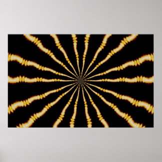 催眠トリップ（幻覚体験）のような催眠術サイケデリック芸術 ポスター