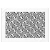 催眠パターン白黒+あなたのアイディア テーブルクロス (正面(横))