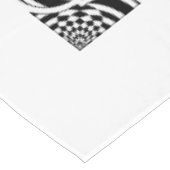 催眠パターン白黒+あなたのアイディア テーブルクロス (アングル)