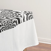 催眠パターン白黒+あなたのアイディア テーブルクロス (インサイチュ)