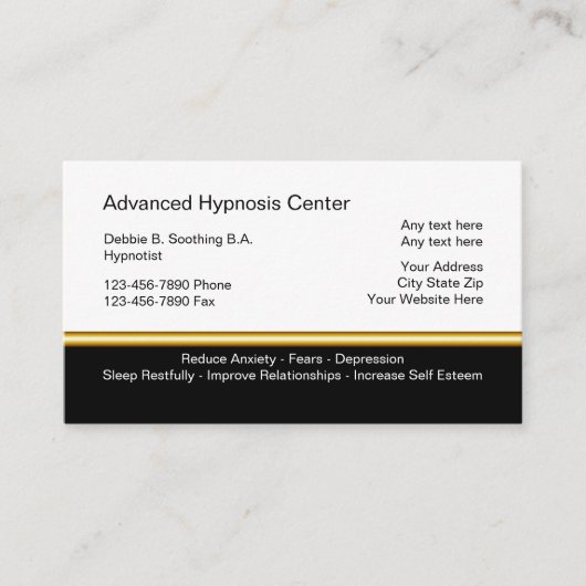 催眠ビジネスカード 名刺 (正面)