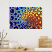 催眠ポータル – フラクタルポスター ポスター (キッチン)