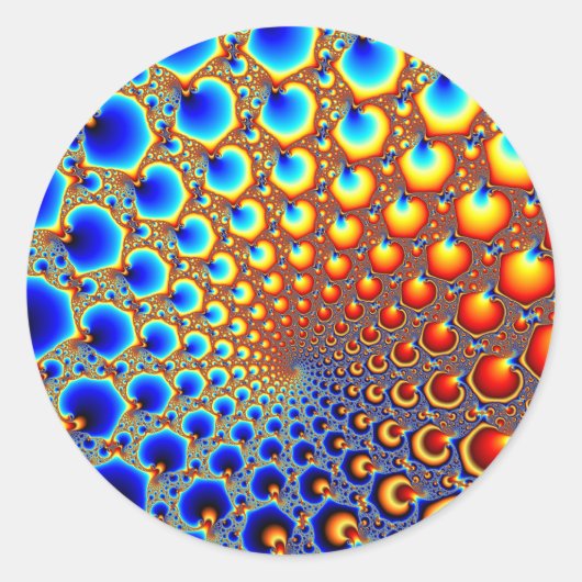 催眠ポータル – フラクタル ラウンドシール (正面)