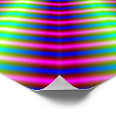 催眠リングや輪とビーム ポスター (角)