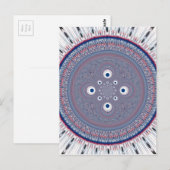 催眠対称性：抽象芸術幾何学芸術 ポストカード (正面/裏面)