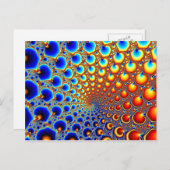 催眠性の入口-フラクタルの郵便はがき ポストカード (正面/裏面)