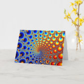 催眠性の入口-フラクタルカード カード (黄色い花)