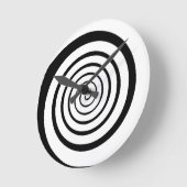 催眠性の螺線形 ラウンド壁時計 (傾斜)