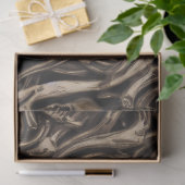 催眠性ゴシック型ホラー液体金ゴールドスカル 薄葉紙 (ギフト)