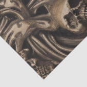 催眠性ゴシック型ホラー液体金ゴールドスカル 薄葉紙 (詳細)