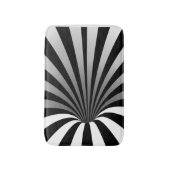 催眠性光錯覚トリップ(幻覚体験)のような渦巻渦 バスマット (正面縦)