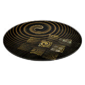 催眠抽象芸術アートサークル カッティングボード (角)