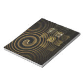 催眠抽象芸術アートメモ帳 ノートパッド (回転)