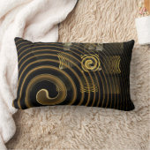 催眠抽象芸術アートランバーピロー ランバークッション (ブランケット)