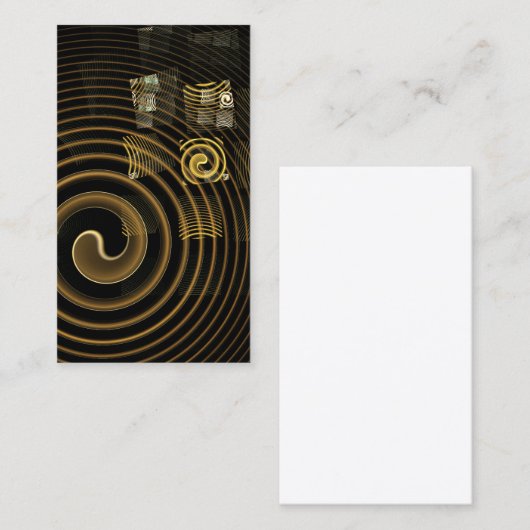 催眠抽象芸術アート名刺 名刺 (正面/裏面)