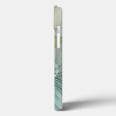 催眠抽象芸術ゴールデンターコイズティール（緑がかった色）フラクタル Case-Mate iPhoneケース (裏面 / 左)