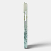 催眠抽象芸術ゴールデンターコイズティール(緑がかった色)フラクタル Case-Mate iPhoneケース (裏面 / 左)