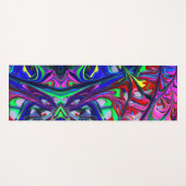催眠抽象芸術レインボー絵を描スワーズ ヨガマット (正面(横))