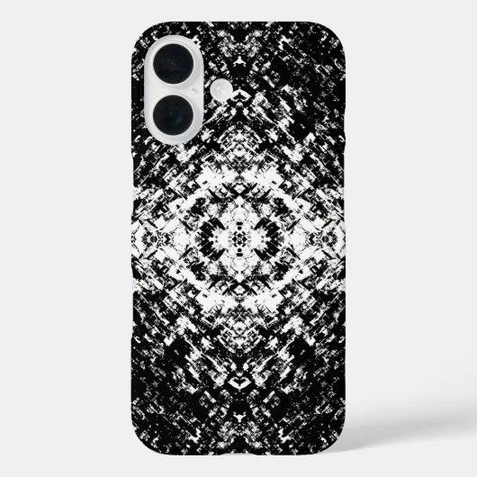 催眠抽象芸術白黒アーモダント Case-Mate iPhoneケース (裏面)