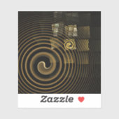 催眠抽象芸術芸術 シール (シート)