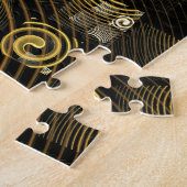 催眠抽象芸術芸術 ジグソーパズル (側面)