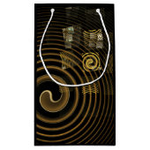 催眠抽象芸術芸術 スモールペーパーバッグ (裏面)