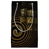 催眠抽象芸術芸術 スモールペーパーバッグ (正面)