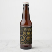 催眠抽象芸術芸術 ビールラベル (正面)