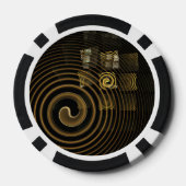 催眠抽象芸術芸術 ポーカーチップ (裏面)