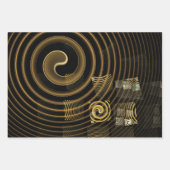 催眠抽象芸術芸術 ラッピングペーパーシート (正面)