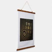 催眠抽象芸術芸術 吊り下げ型タペストリー (傾斜あり)