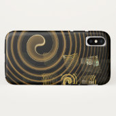 催眠抽象芸術芸術 Case-Mate iPhoneケース (裏面(横))
