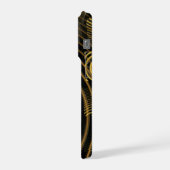 催眠抽象芸術芸術 iPhoneケース (左側面)