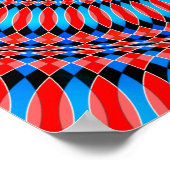 催眠放射状パターン ポスター (角)