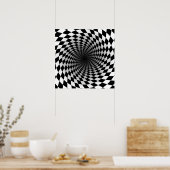 催眠正方形ポスサイケデリックター ポスター (キッチン)