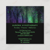 *~*催眠療法催眠カウンセラーセラピスト スクエア名刺 (裏面)