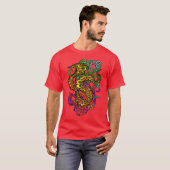 催眠的な不定形の幻想的なモダングルーヴィー Tシャツ (正面フル)