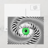 催眠眼 – 催眠術 ポストカード (正面/裏面)