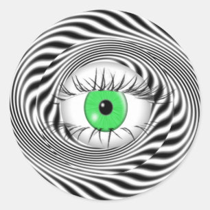 催眠眼 – 催眠術 ラウンドシール