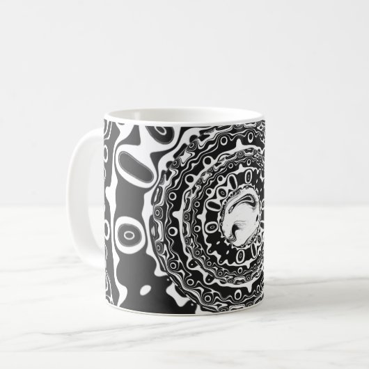 催眠瞳孔(または何を見ても)を持つ目 コーヒーマグカップ (正面左)