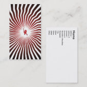 催眠術をかけられる-名刺 名刺 (正面/裏面)