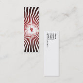 催眠術をかけられる-細いカード スキニー名刺 (正面/裏面)