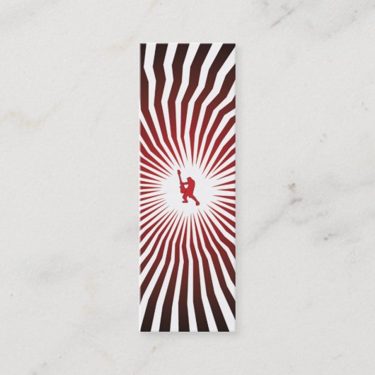 催眠術をかけられる-細いカード スキニー名刺 (正面)