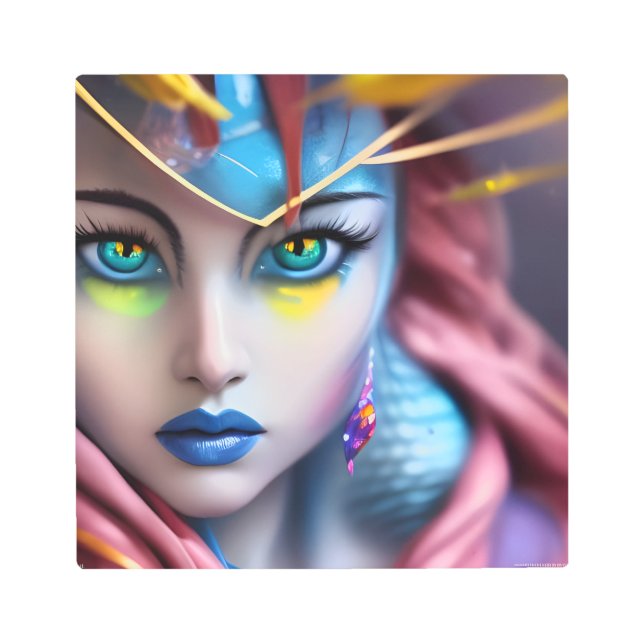 催眠術師 メタルプリント (正面)