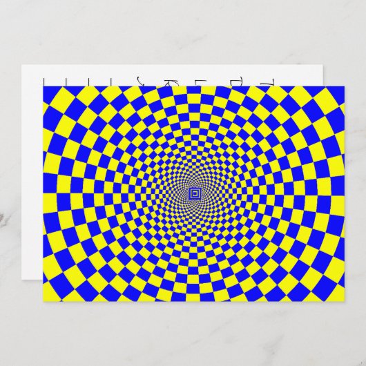 催眠（性）光学錯覚 招待状 (正面/裏面)